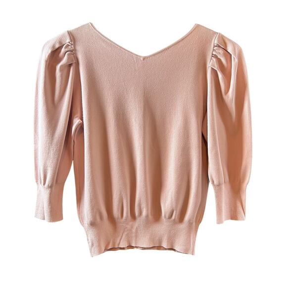 La Boutique Bonbon Sweaters - Japanese La Boutique Bonbon Coquette Ank Rogue Pale Pastel Pink Gold Buttons
